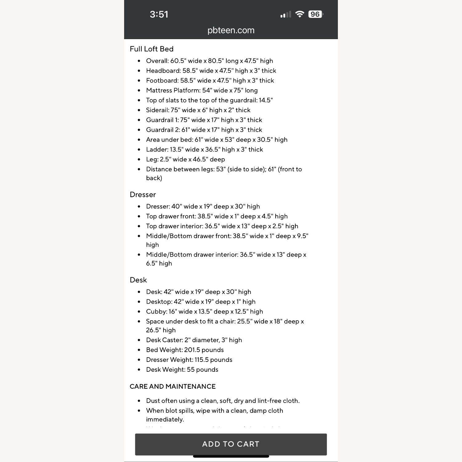 Pottery Barn Teen Sleep and Study Loft Bed Set - image-5