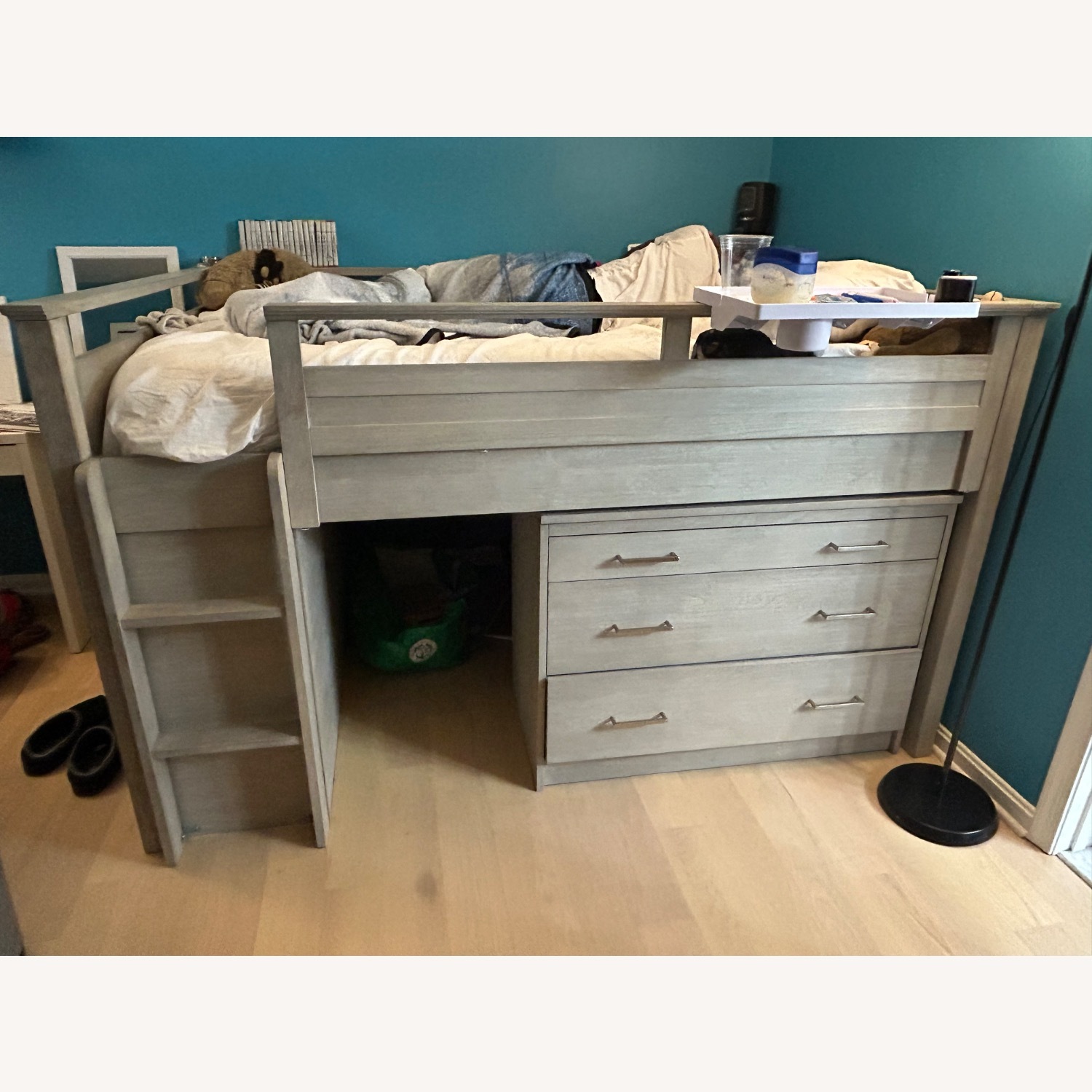 Pottery Barn Teen Sleep and Study Loft Bed Set - image-6