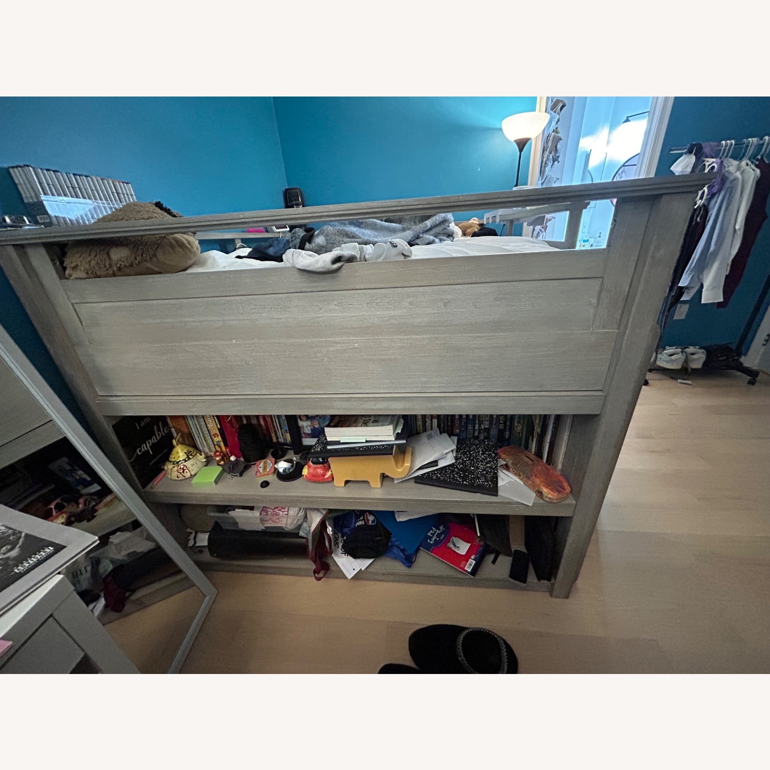 Pottery Barn Teen Sleep and Study Loft Bed Set - image-1