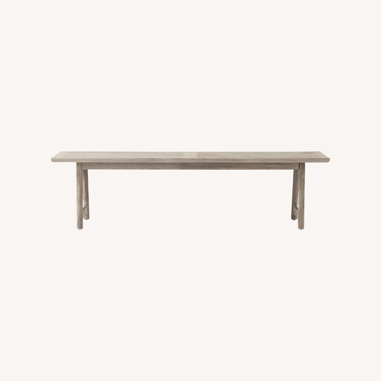 West Elm Nailah Outdoor Dining Bench (68.9") - image-0