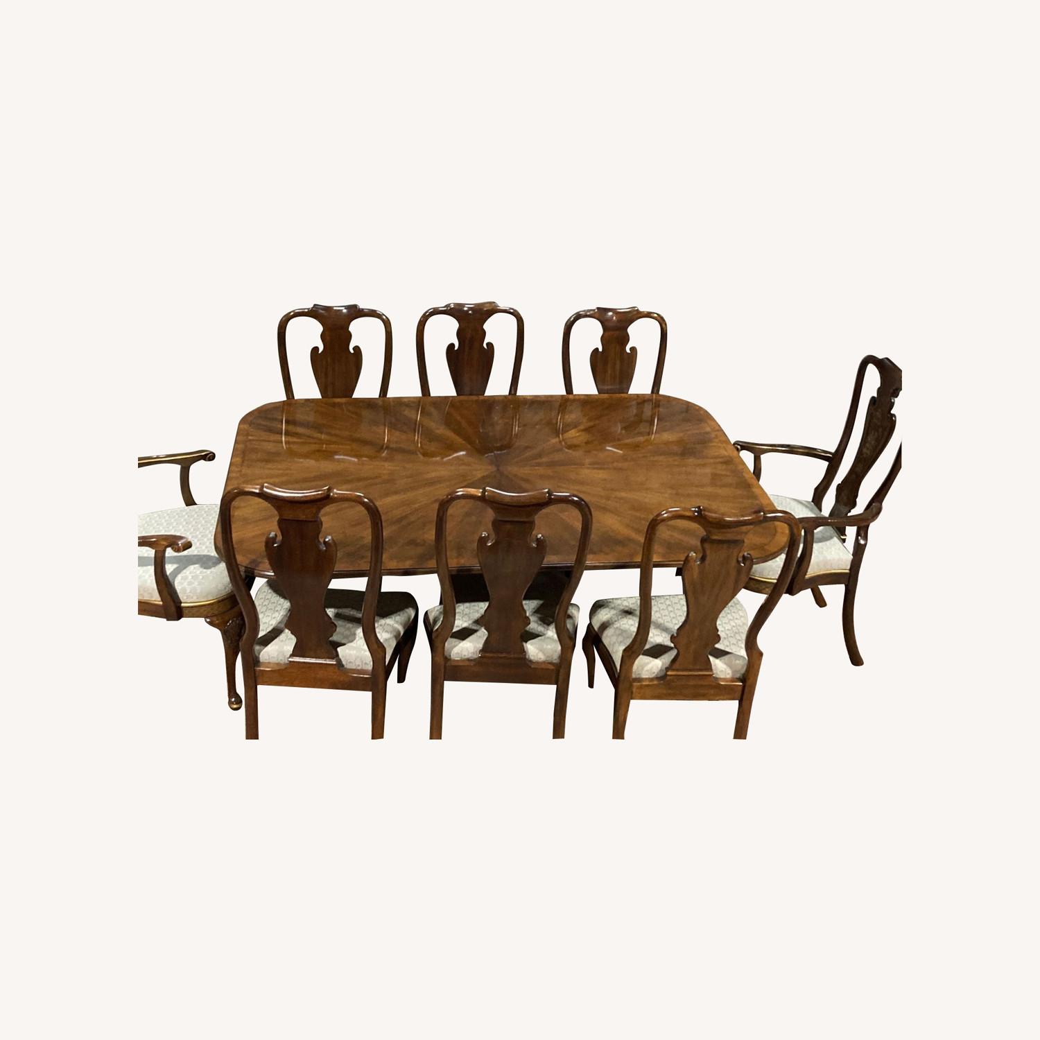 Drexel Heritage Georgian Banded Mahogany Double - image-0