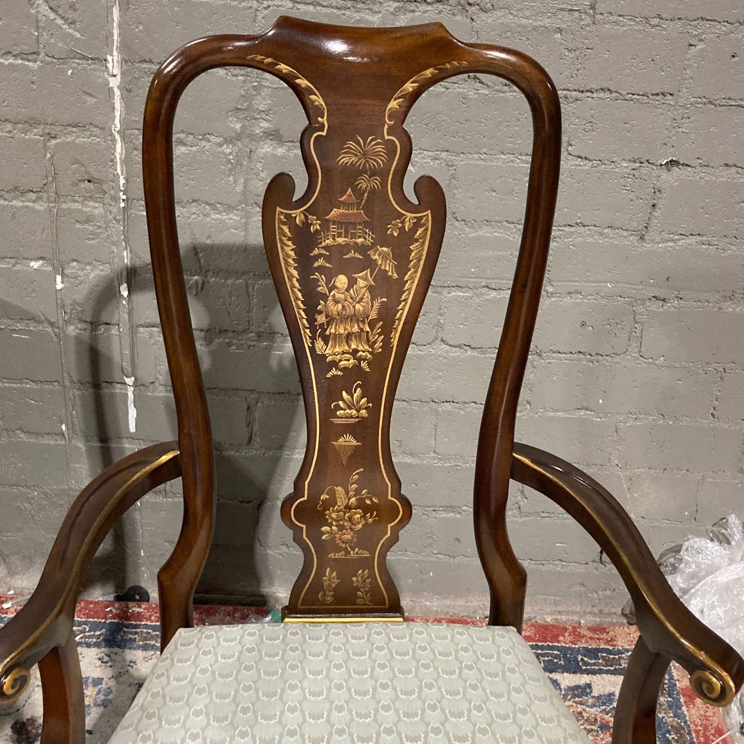 Drexel Heritage Georgian Banded Mahogany Double - image-4