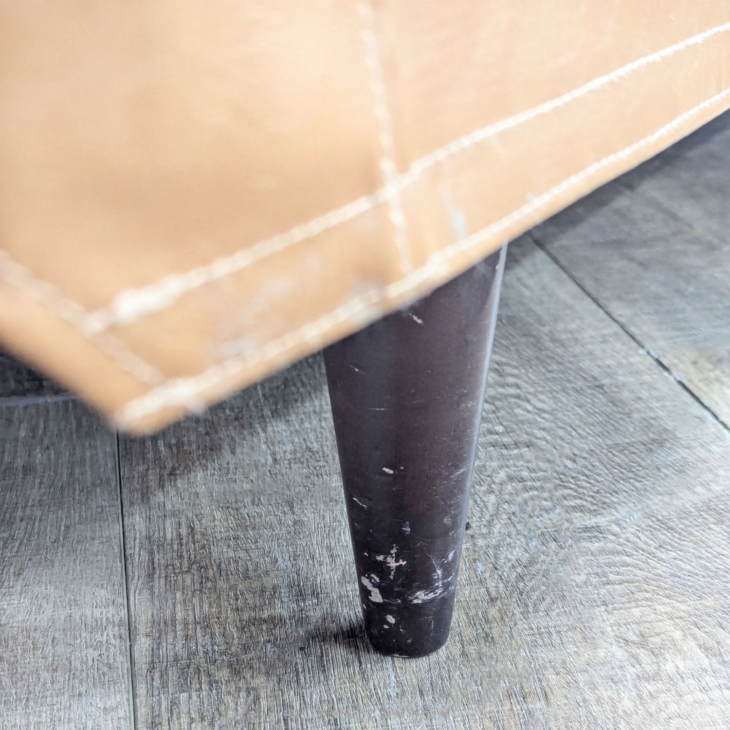 Crate & Barrel Petrie sofa with Custom Camel - image-12