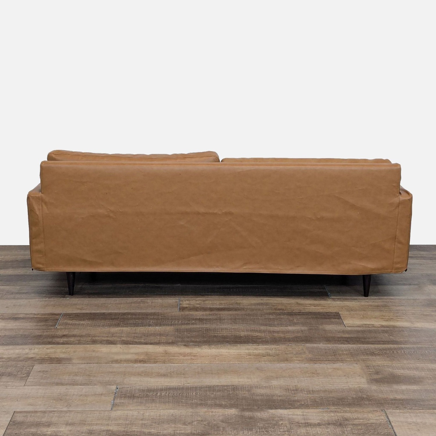 Crate & Barrel Petrie sofa with Custom Camel - image-7