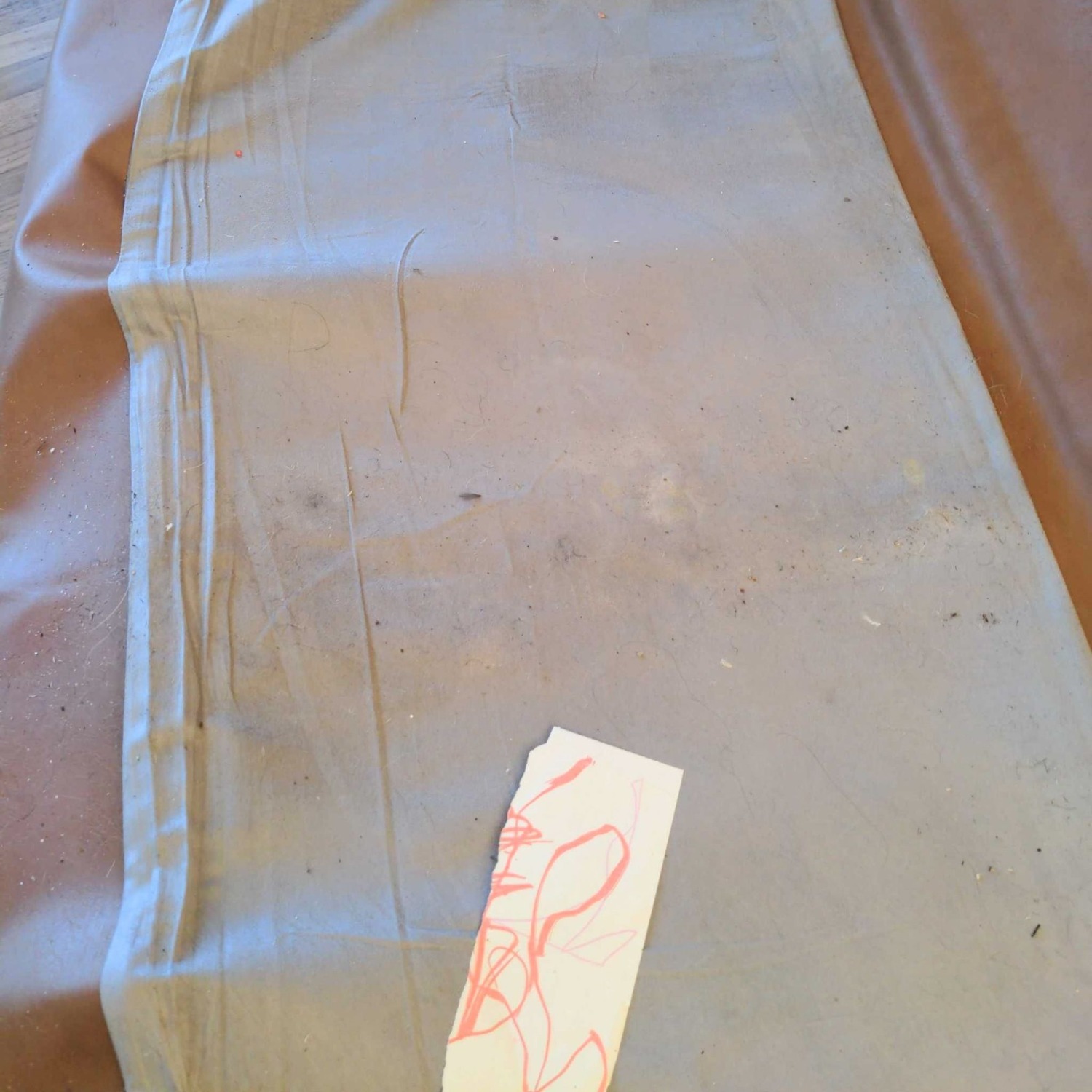 Crate & Barrel Petrie sofa with Custom Camel - image-2