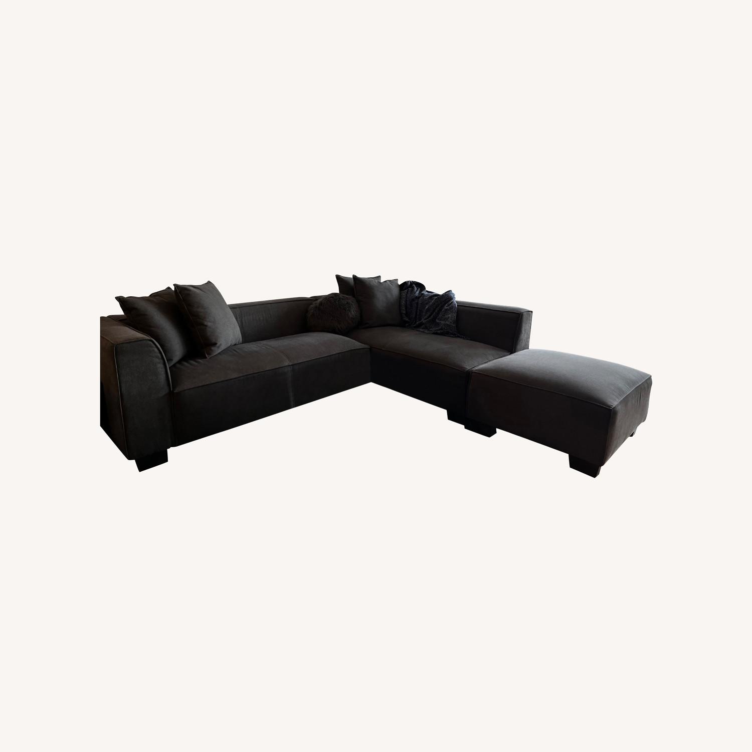 Wayfair Dark Gray Modular Sectional - image-0