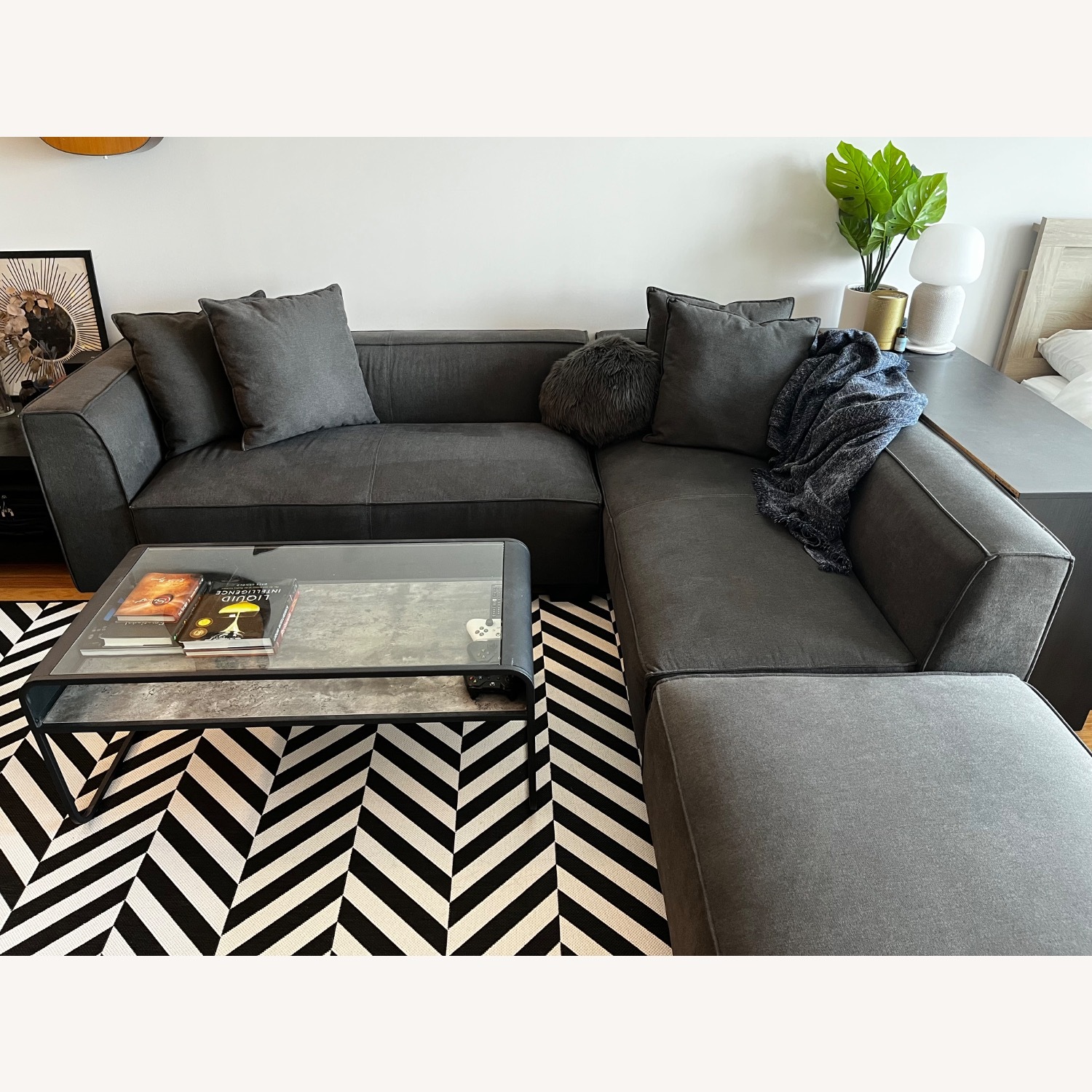 Wayfair Dark Gray Modular Sectional - image-2
