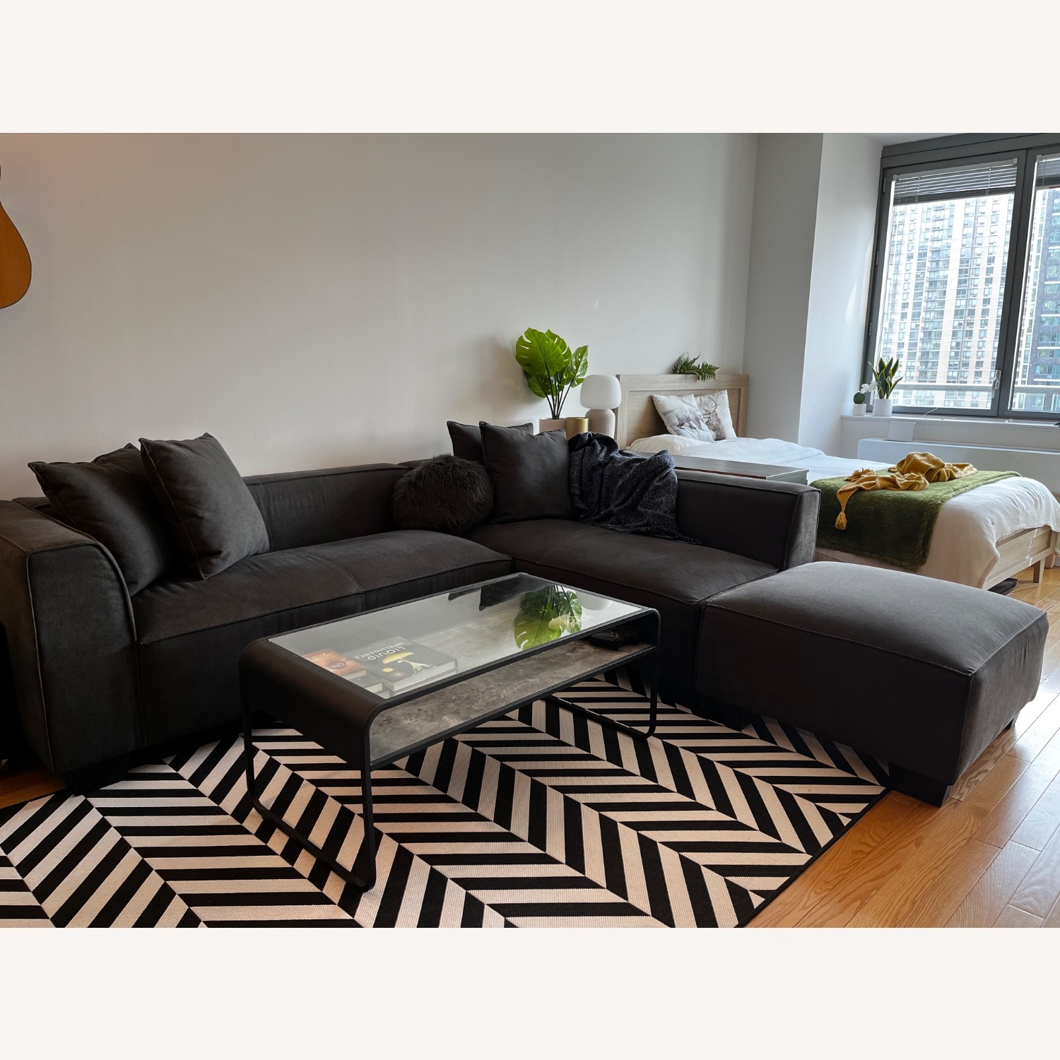 Wayfair Dark Gray Modular Sectional - image-1