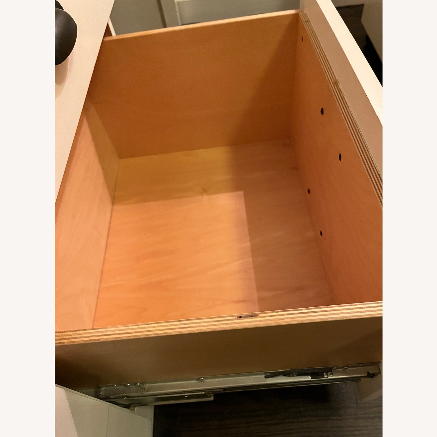 Pottery Barn Aubrey White Desk and File Cabinet - image-7