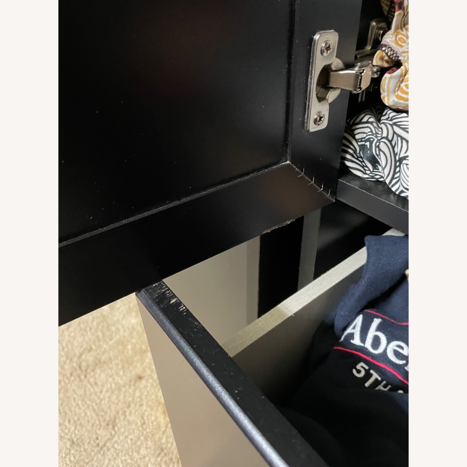 Staples Sleek & Spacious Black Wardrobe with Drawers - image-5