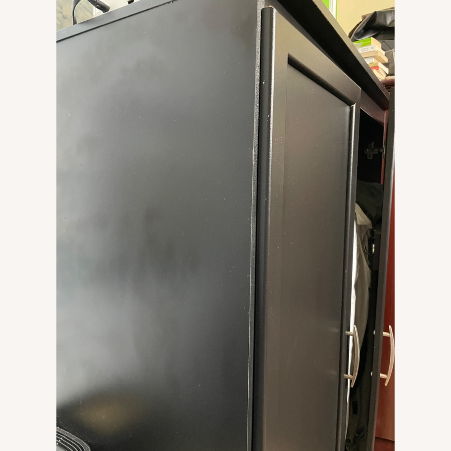 Staples Sleek & Spacious Black Wardrobe with Drawers - image-3