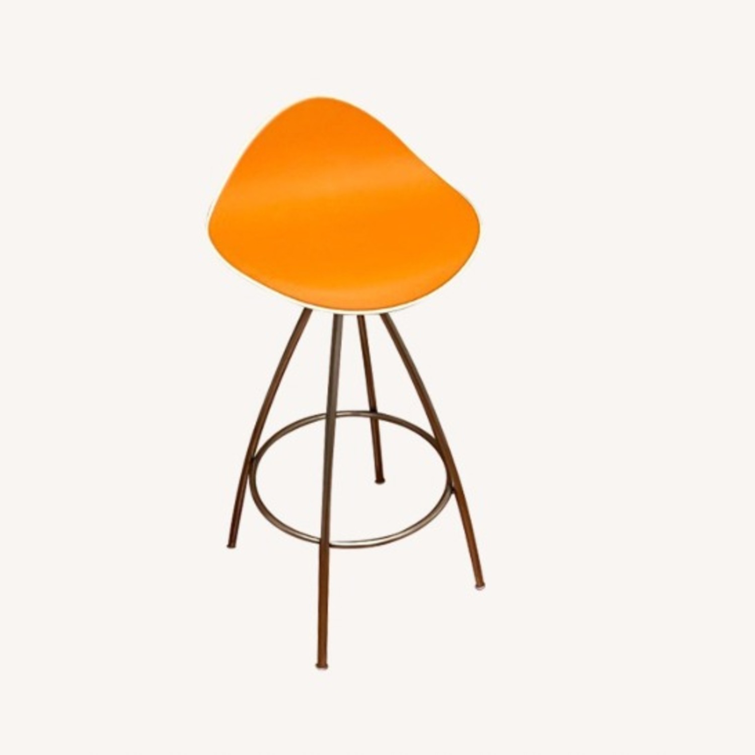 Orange ONDA Counter Stools - Set of 3 - image-2
