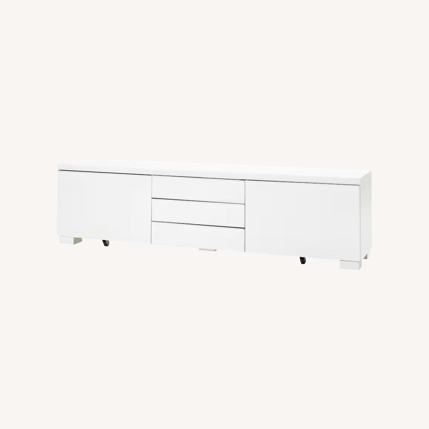 IKEA Besta Bur High Gloss TV Stand - image-0