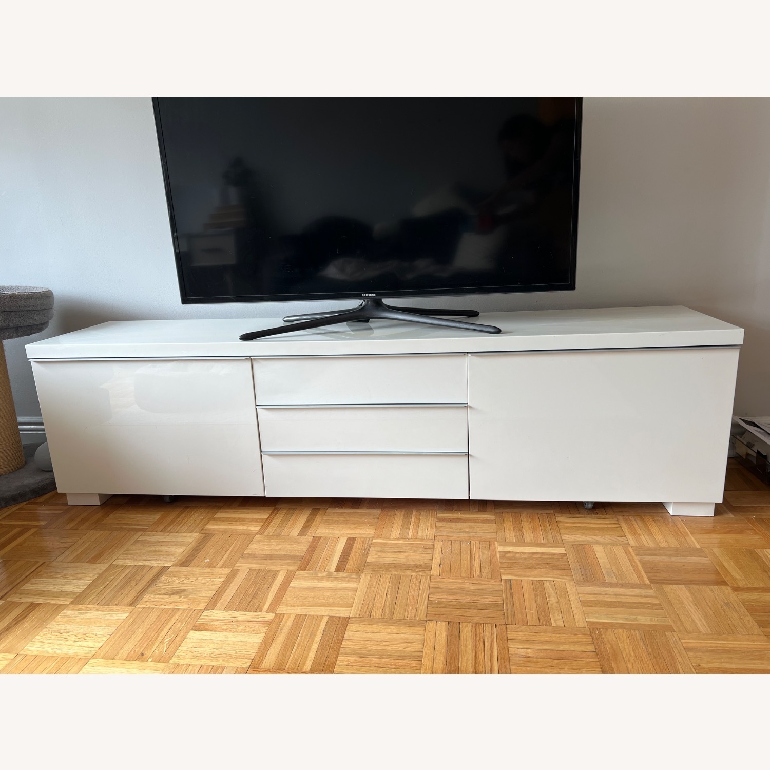 IKEA Besta Bur High Gloss TV Stand - image-3