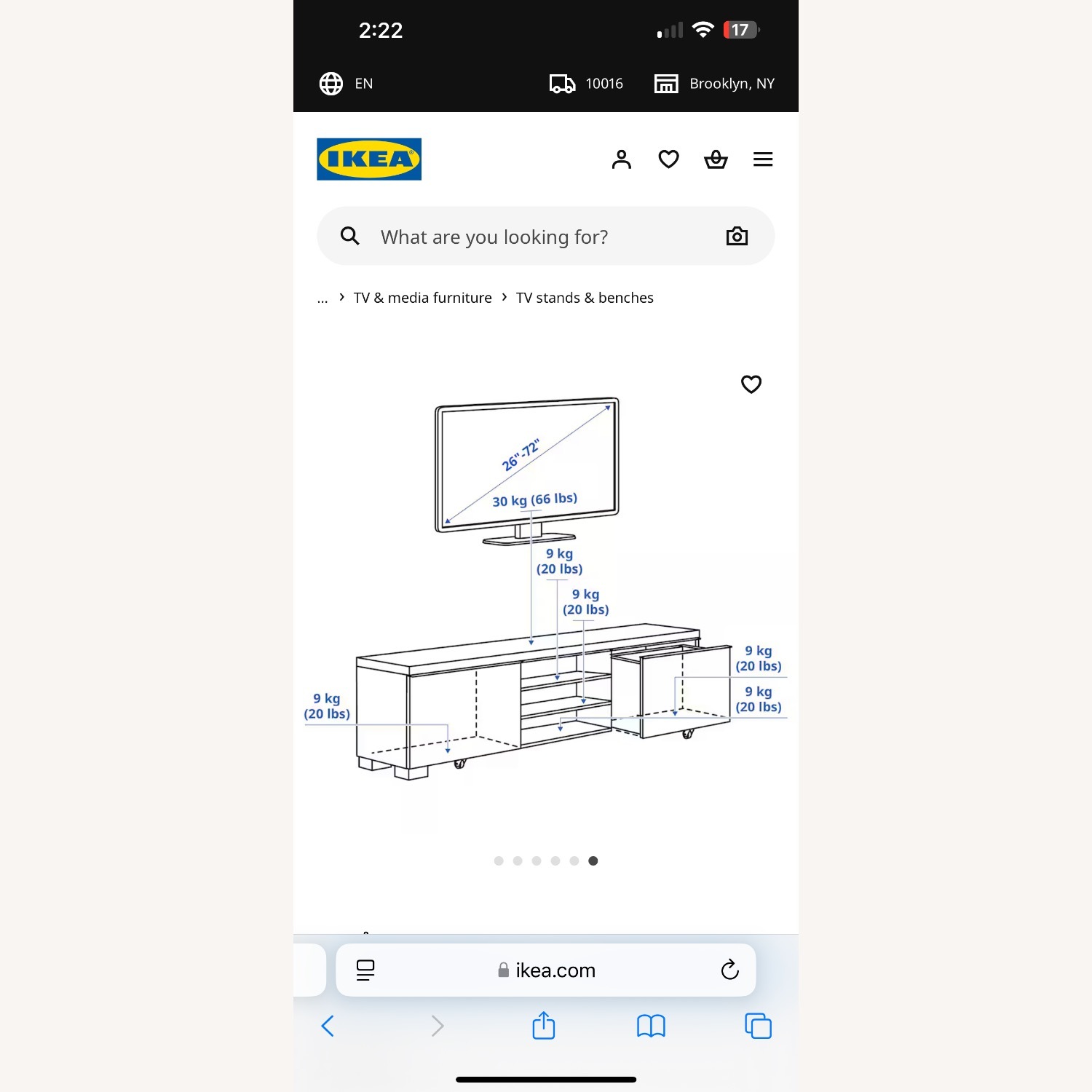 IKEA Besta Bur High Gloss TV Stand - image-4