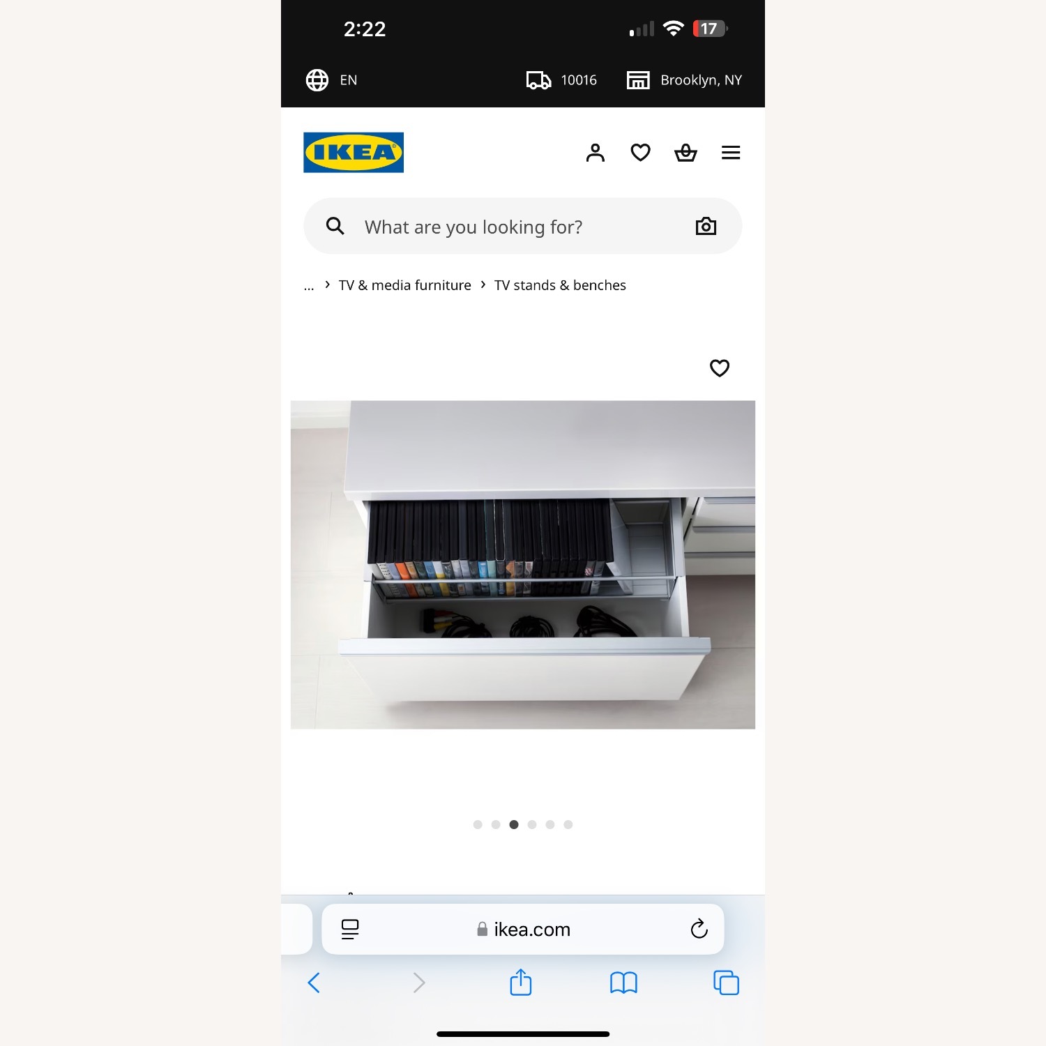 IKEA Besta Bur High Gloss TV Stand - image-5