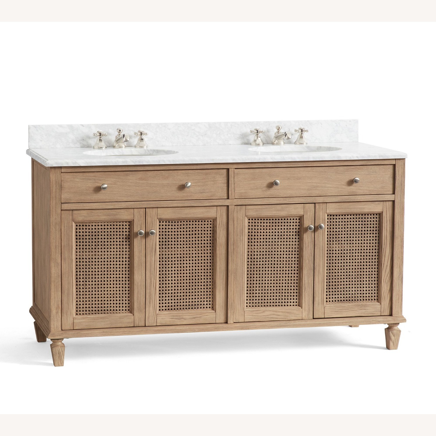 Pottery Barn Sausalito 60" Double Sink Bath Vanity - image-3
