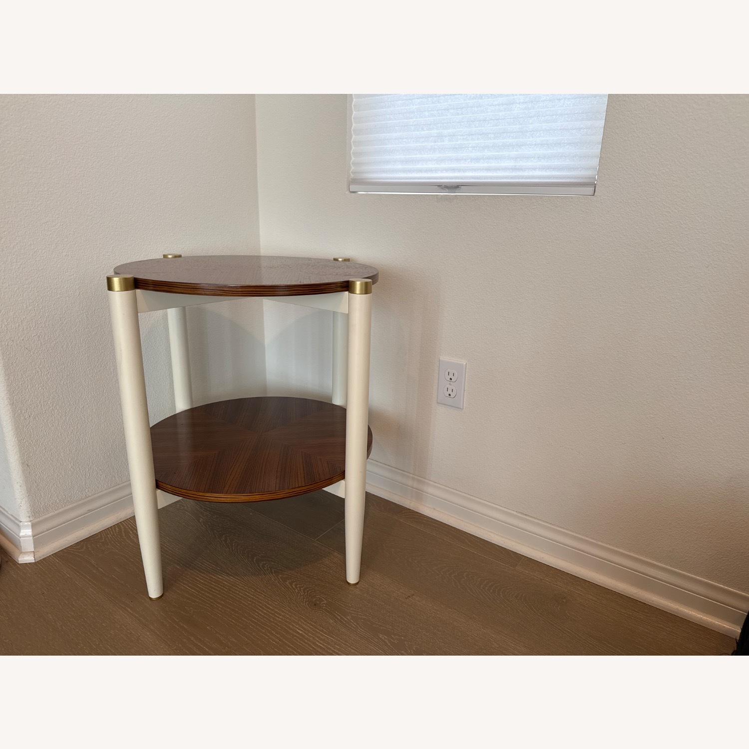 Anthropologie Geo-Marquetry Side Table - image-6