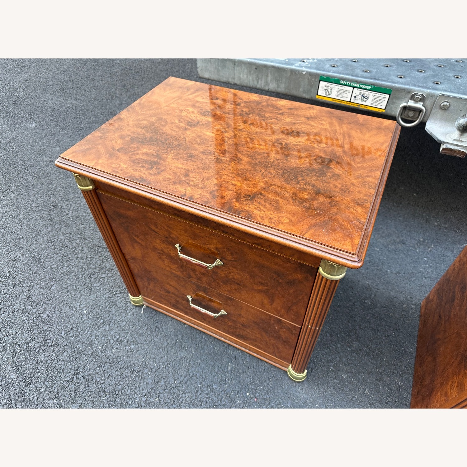 Vintage Italian Amboyna Nightstands - image-4