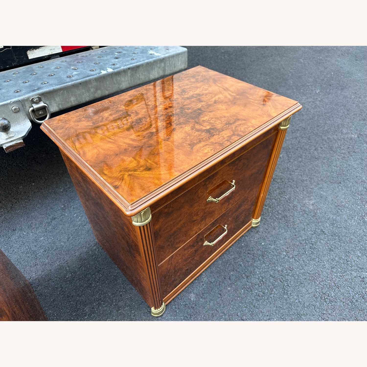 Vintage Italian Amboyna Nightstands - image-3