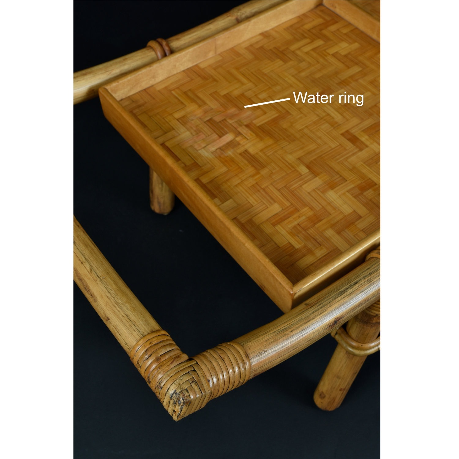 Ficks Reed 1950s Asian Modern Rattan Coffee Table - image-11