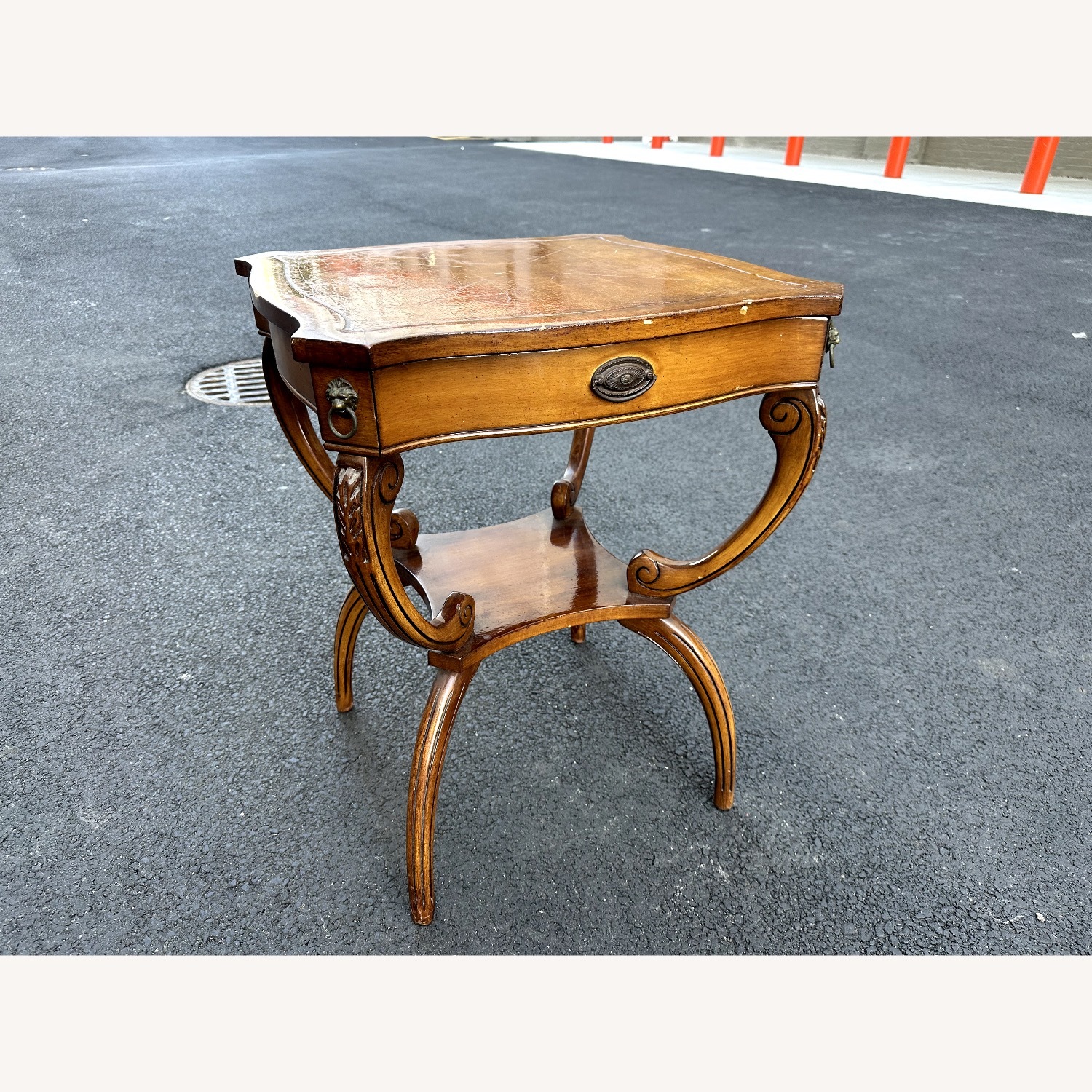 Vintage 1930s Mahogany Side Table - image-7