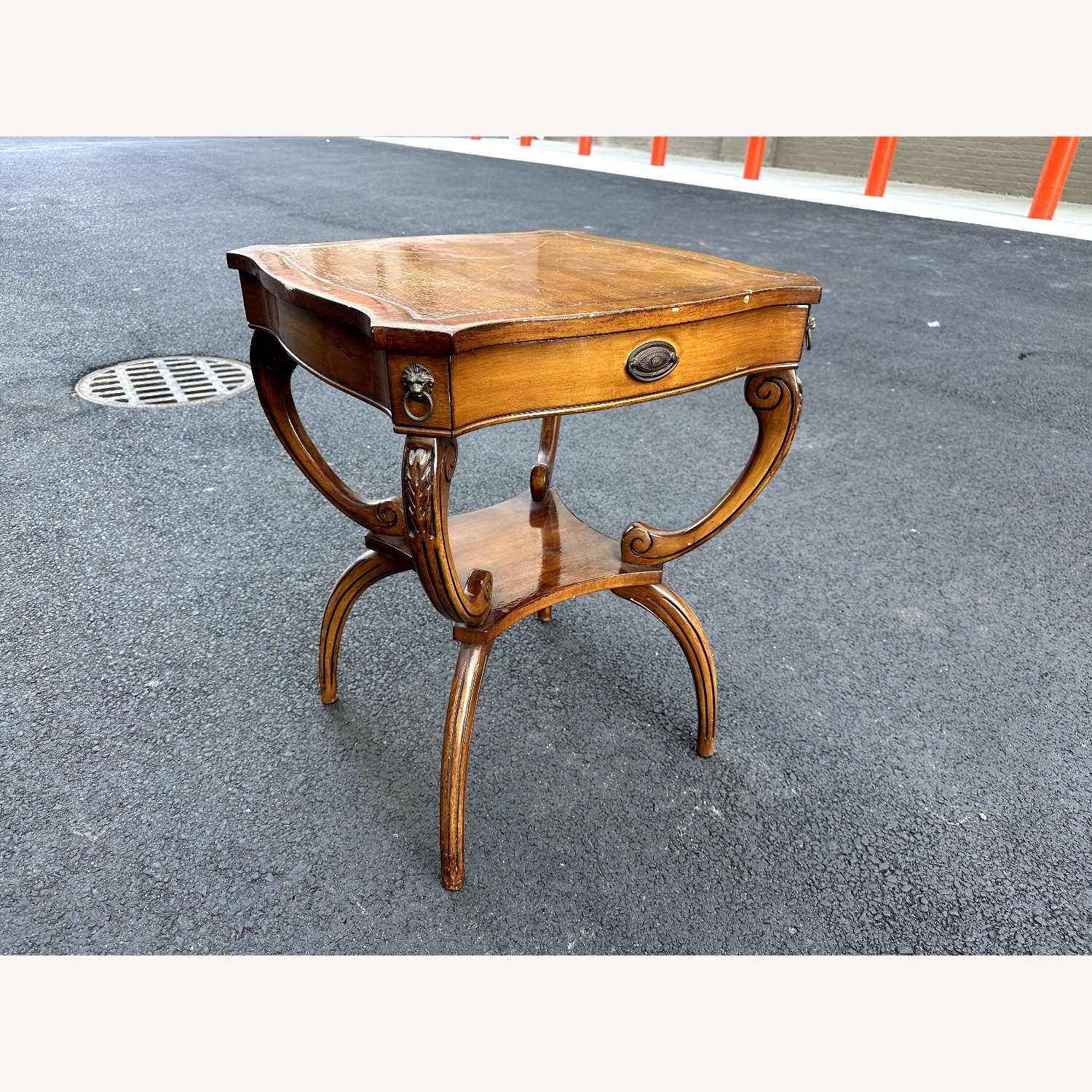 Vintage 1930s Mahogany Side Table - image-6