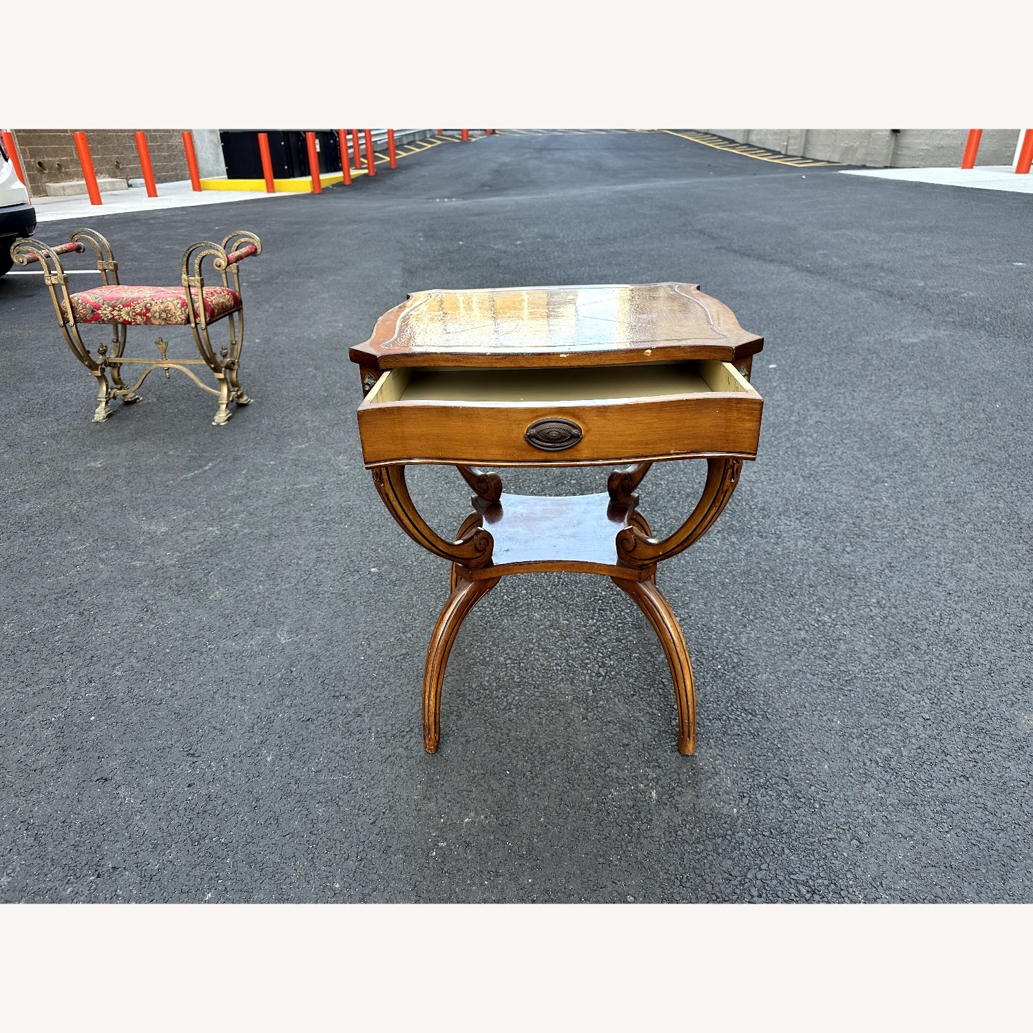 Vintage 1930s Mahogany Side Table - image-4