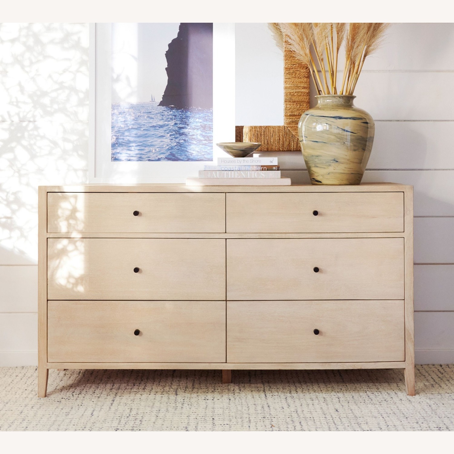 Pottery Barn Rylee 6-Drawer Dresser (60") - image-5