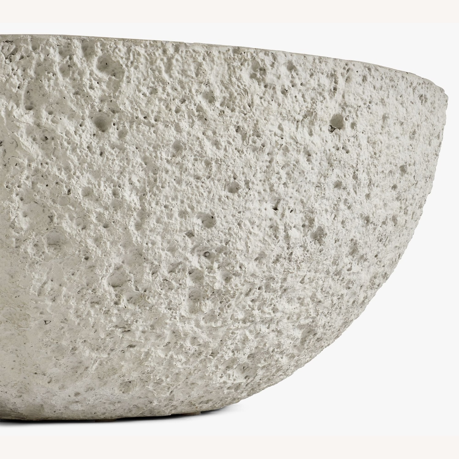 Pottery Barn Bolinas Concrete Round Outdoor Table - image-1