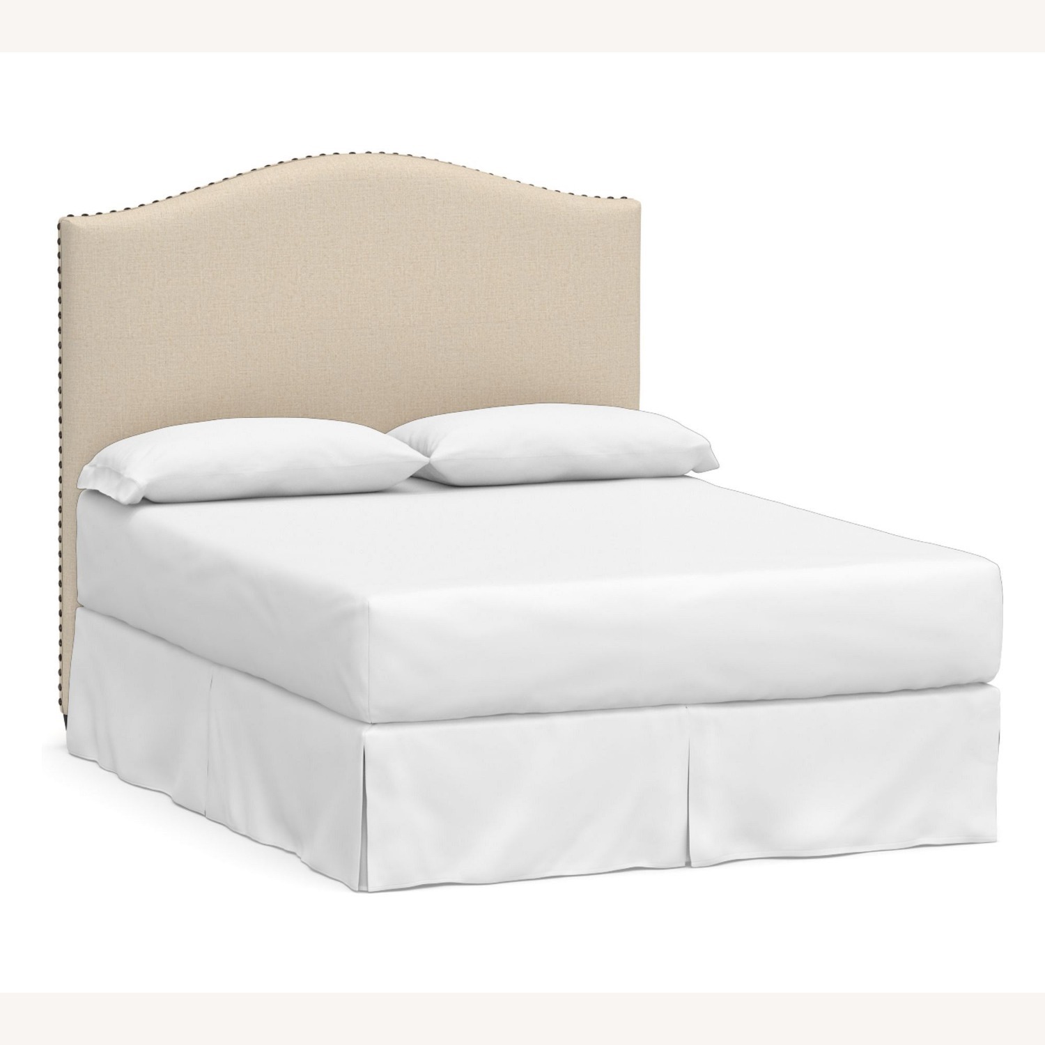 Pottery Barn Raleigh Curved Upholstered Headboard - image-4