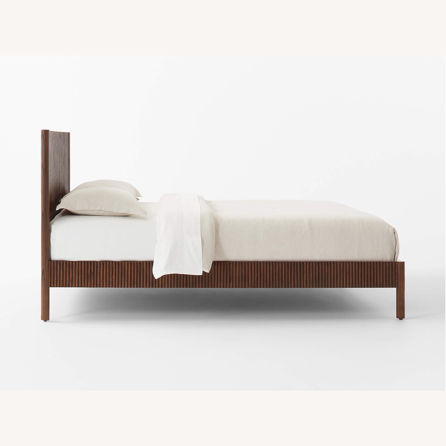 CB2 Siro Dark Mindi Wood King Bed - image-2
