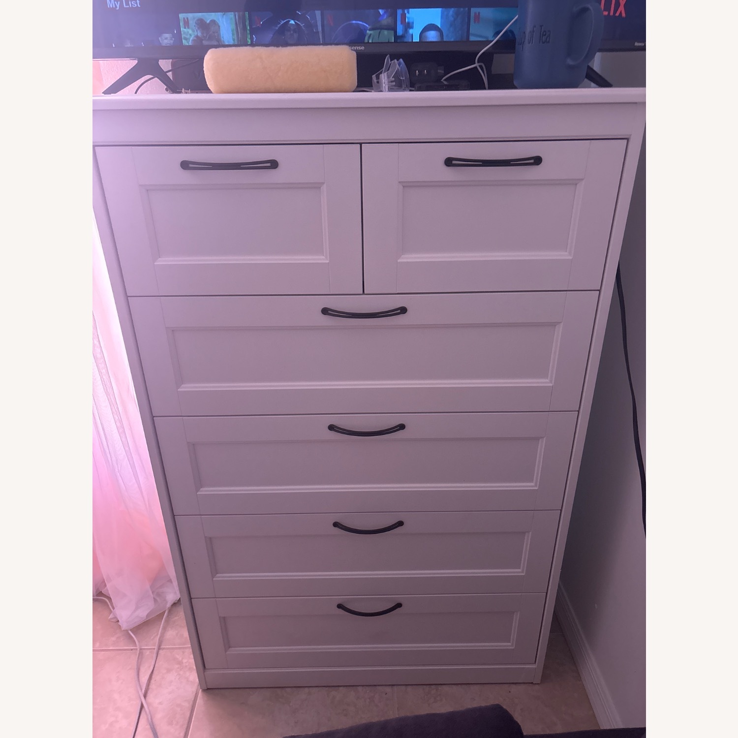 IKEA White Songesand Dresser - image-1