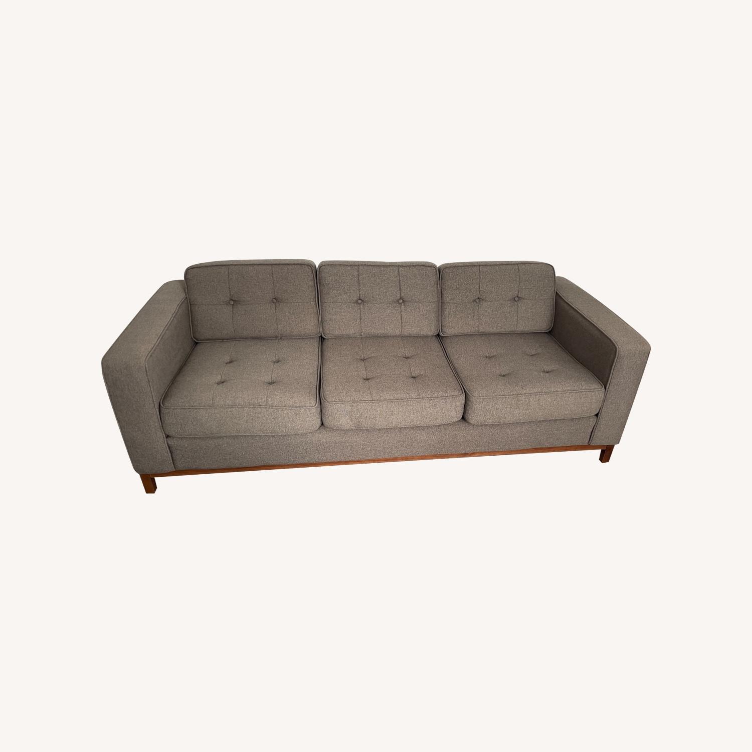 Gus Modern Dark Gray Comfy Couch - image-0