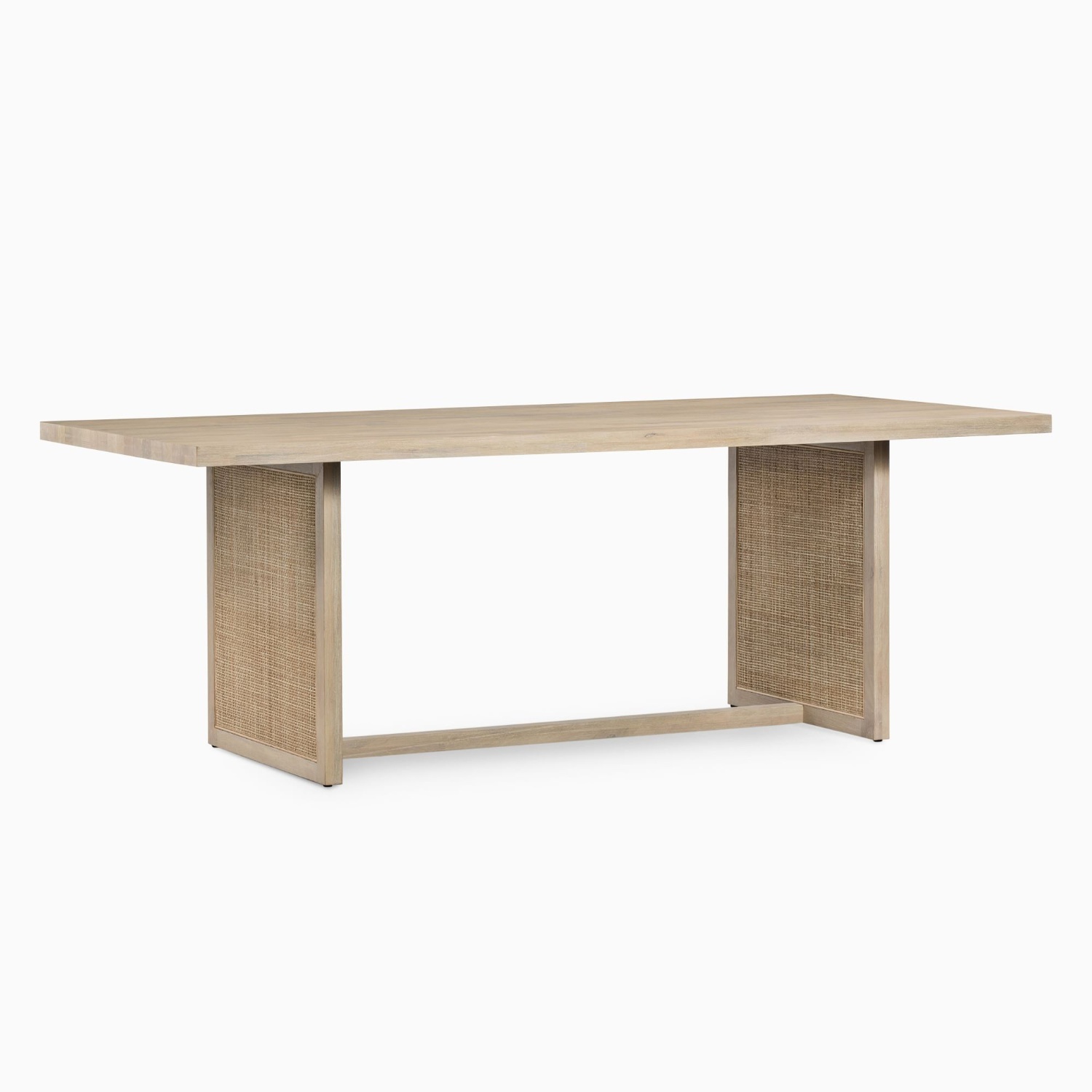West Elm Yvette Woven Rectangle Dining Table (84") - image-5