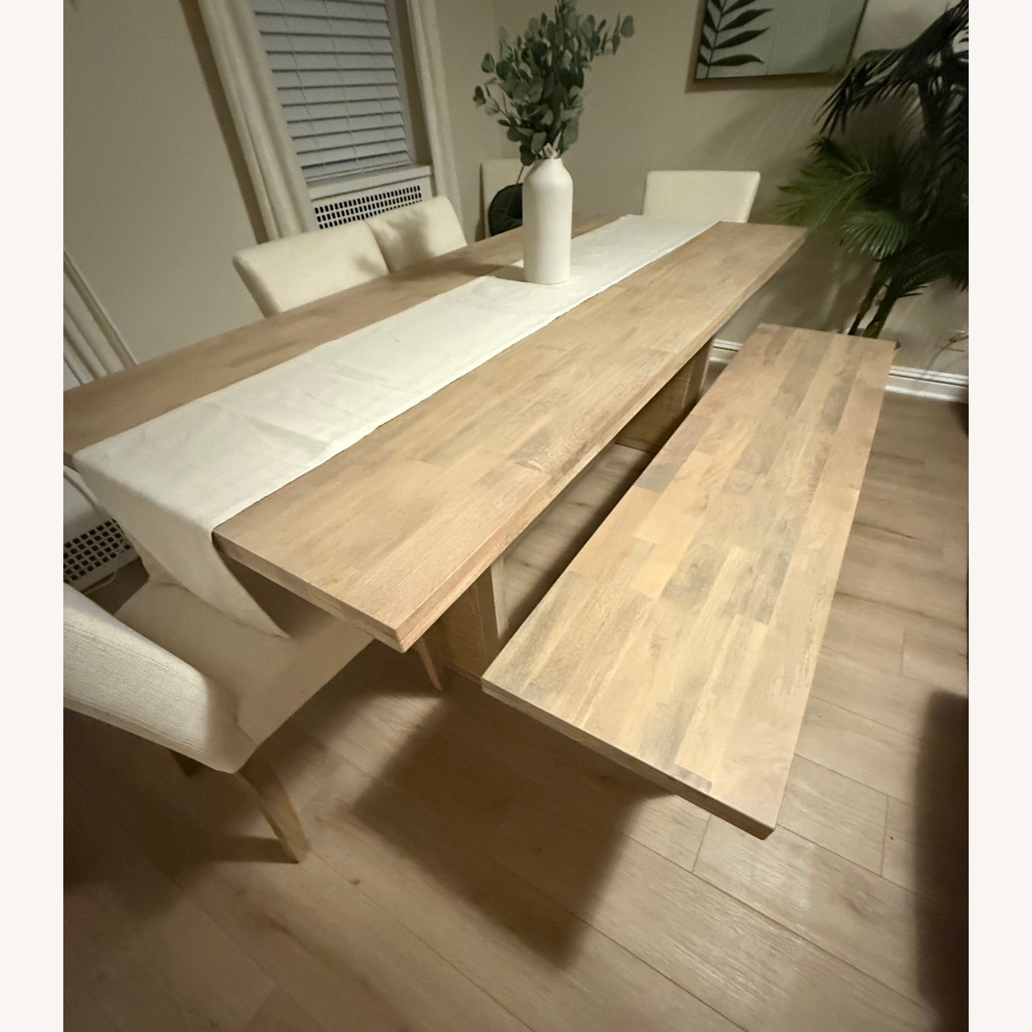 West Elm Yvette Woven Rectangle Dining Table (84") - image-2