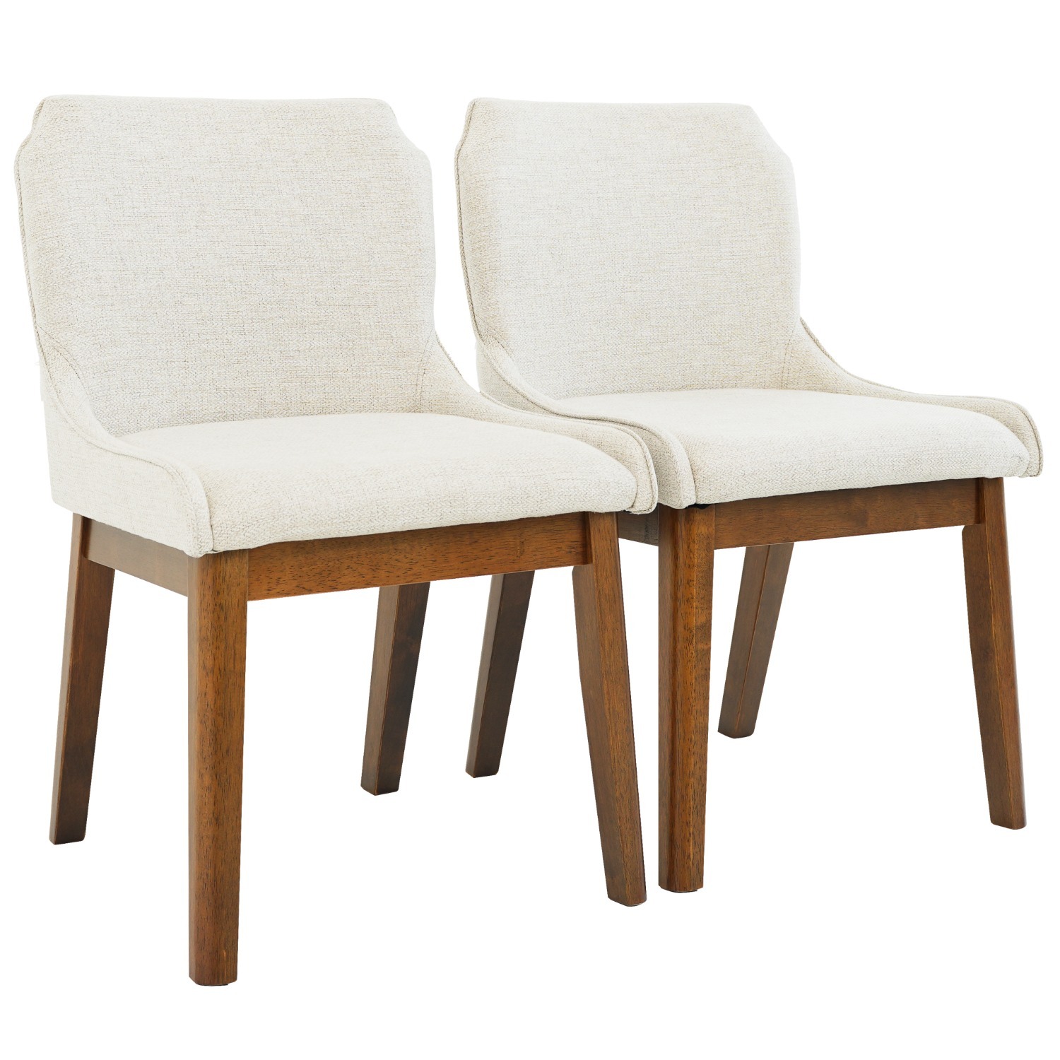 Magnolia Dining Chair Set Of 2 - Beige Linen - image-1