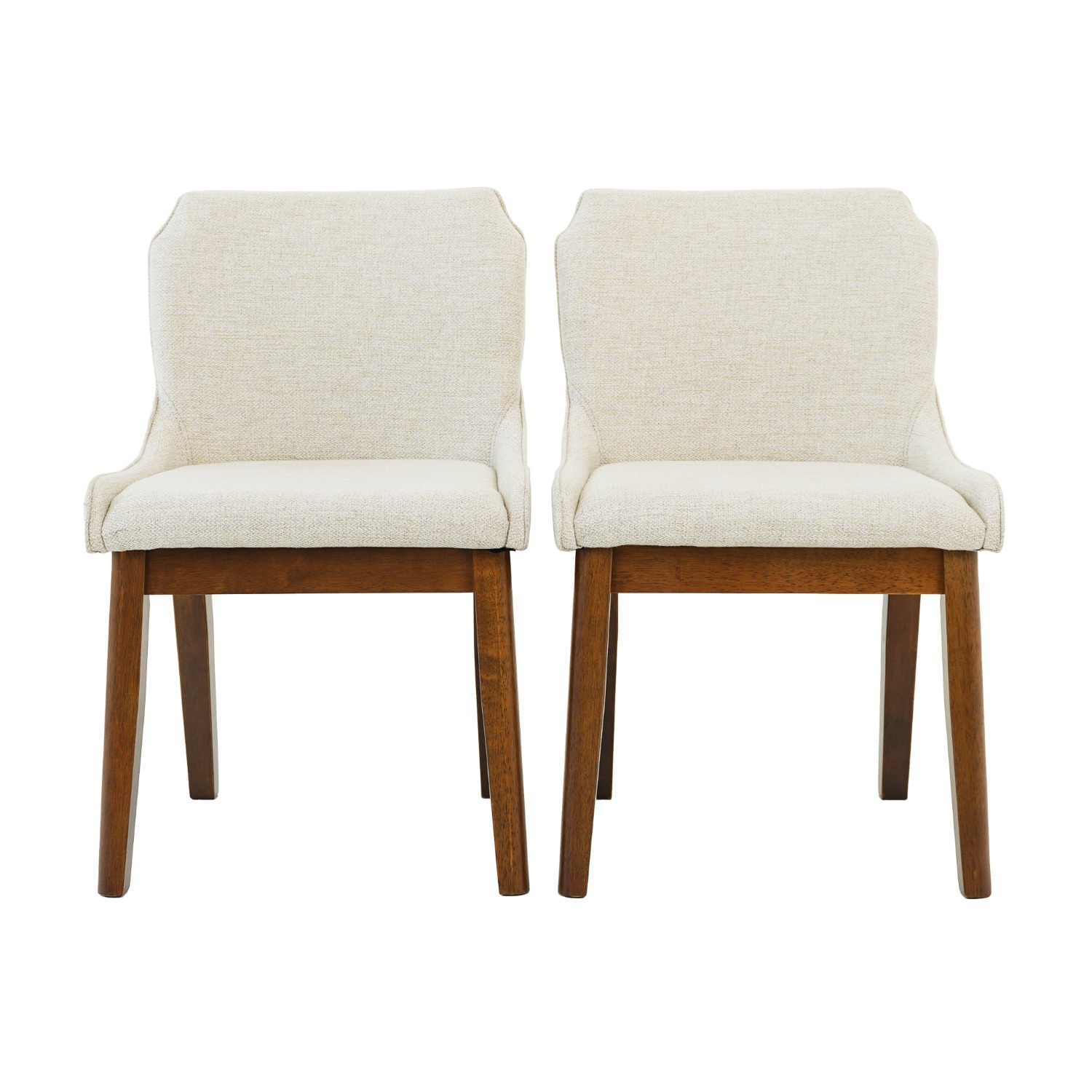 Magnolia Dining Chair Set Of 2 - Beige Linen - image-2