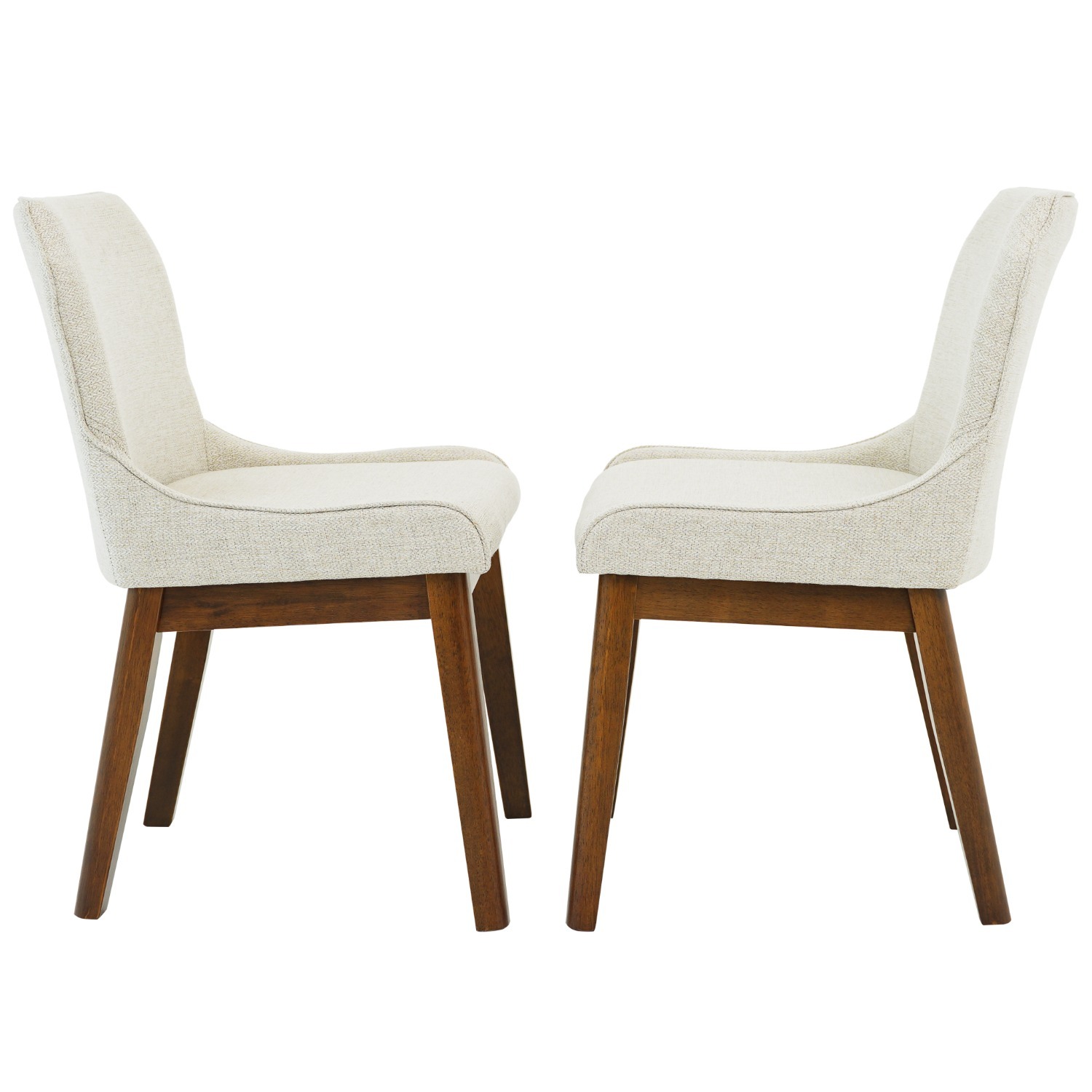 Magnolia Dining Chair Set Of 2 - Beige Linen - image-3