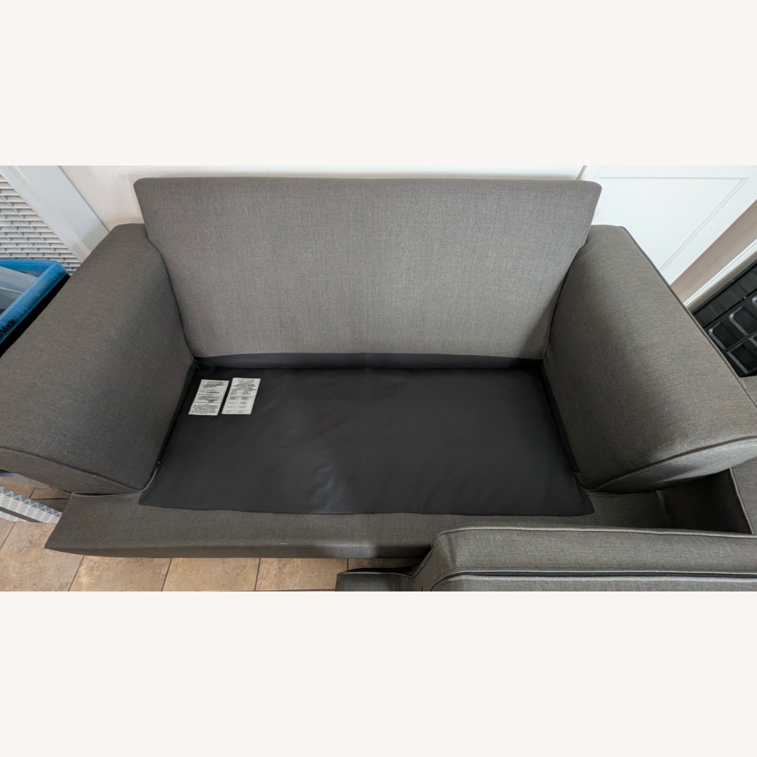 Ashley Furniture Gray Loveseat - image-3