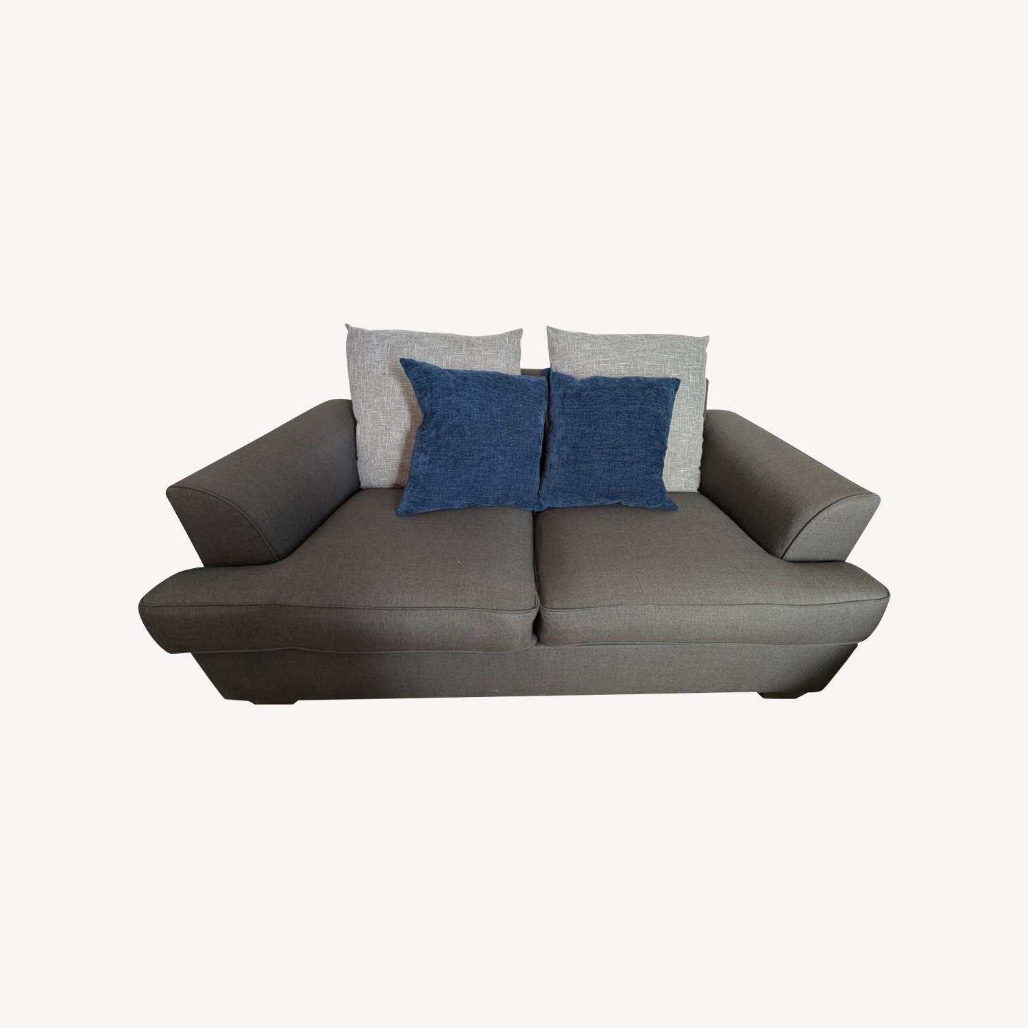 Ashley Furniture Gray Loveseat - image-0