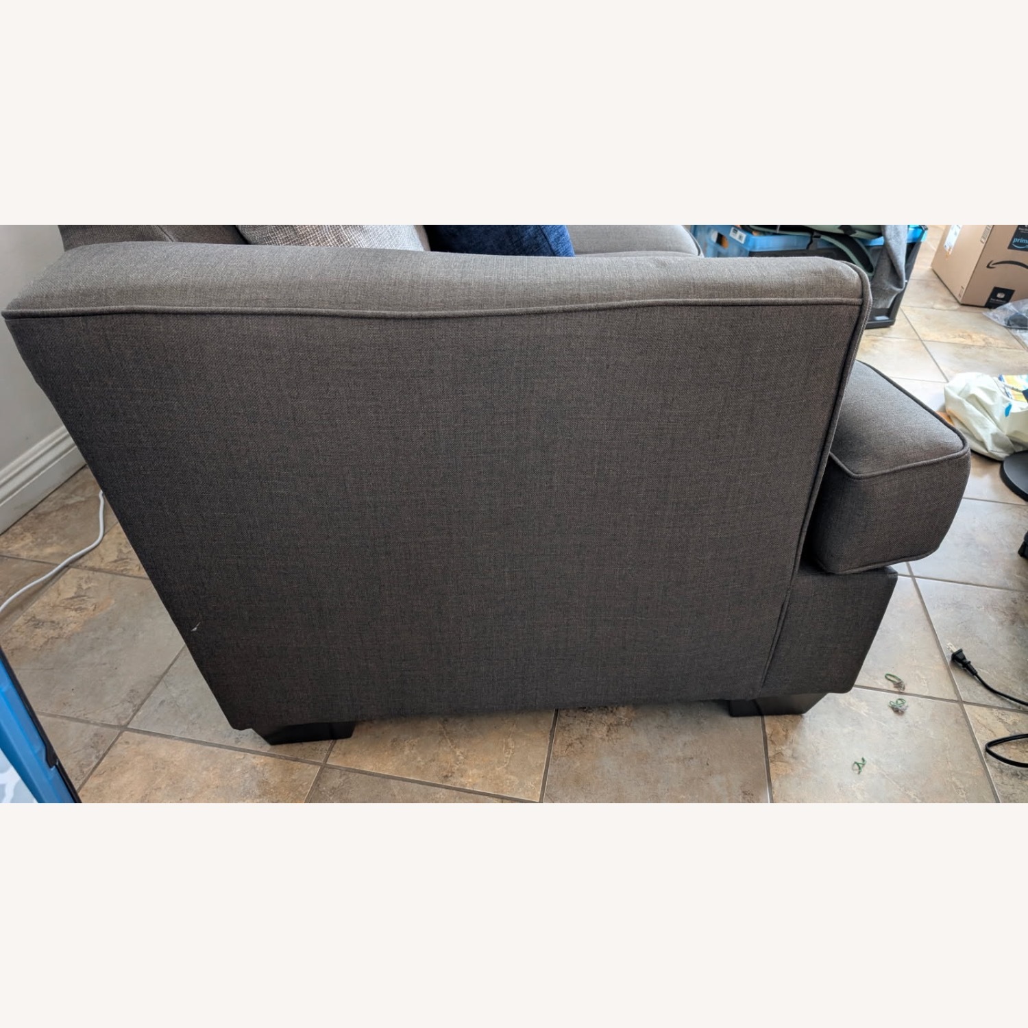 Ashley Furniture Gray Loveseat - image-4