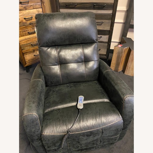 Used Electric Leather Recliner for sale on AptDeco