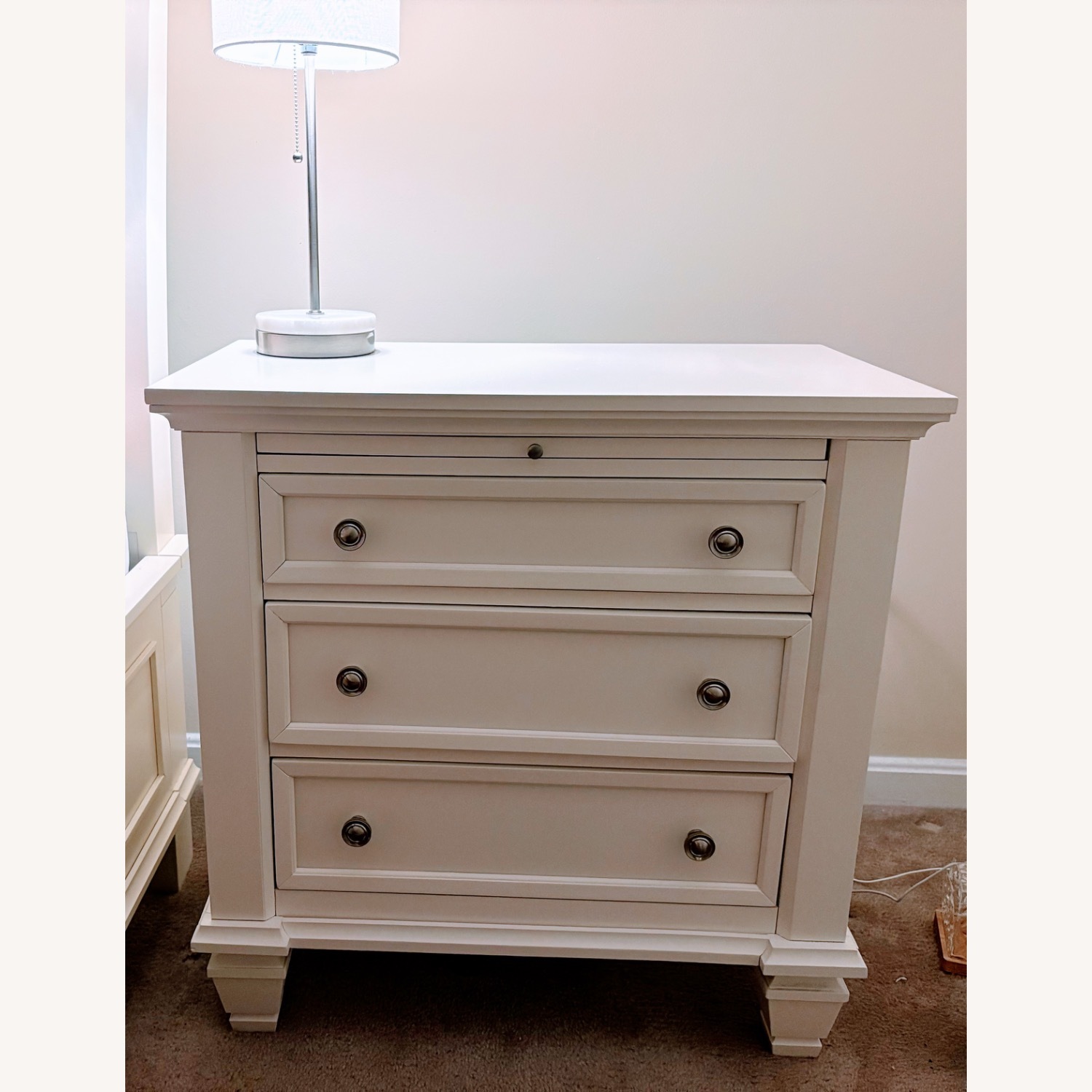 Storage Bed W Sleigh Headboard and Nightstand - image-2