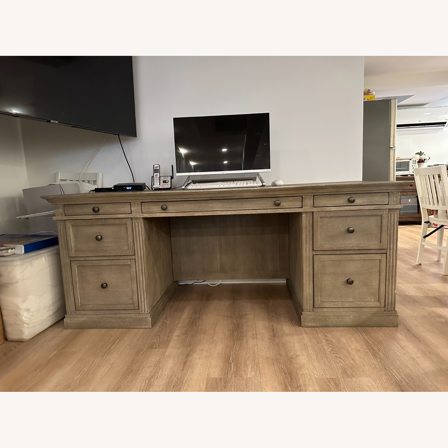 Pottery Barn Livingston Executive Desk (75") - image-1