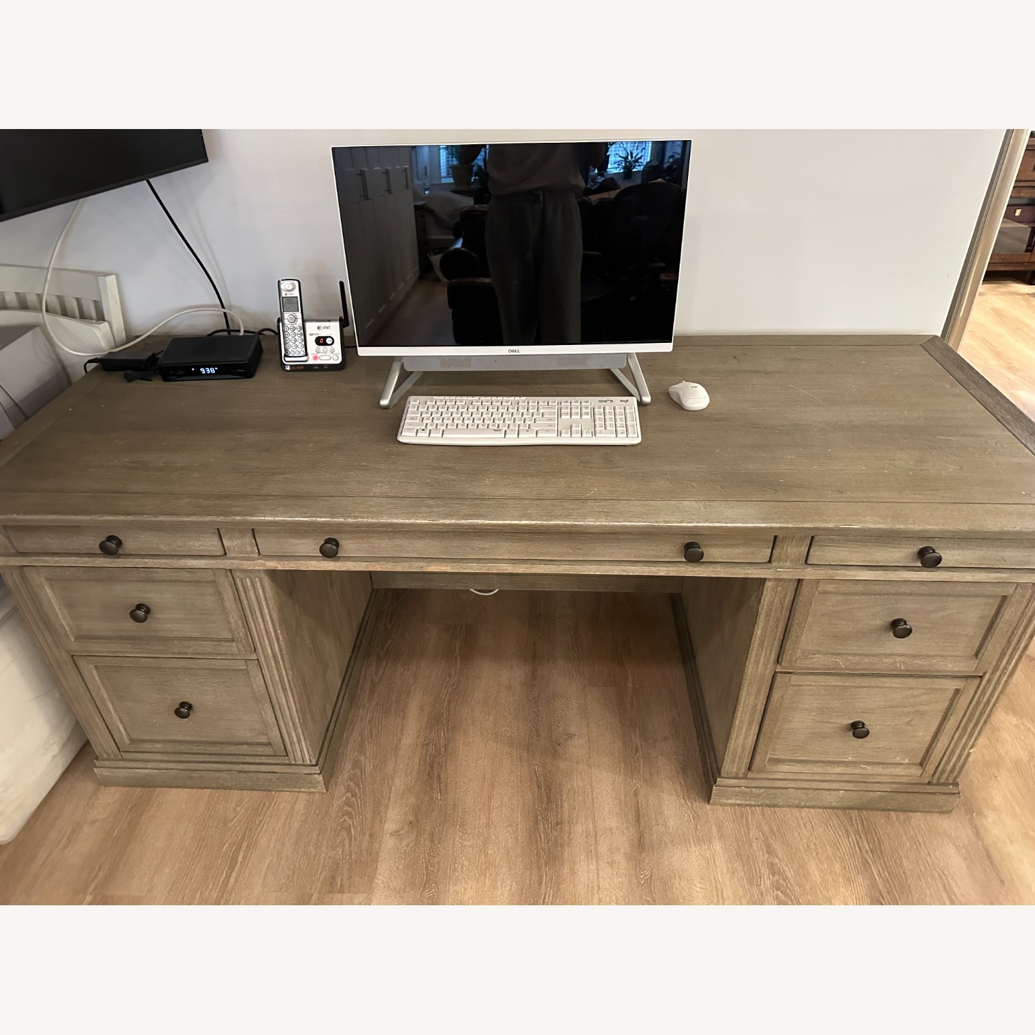 Pottery Barn Livingston Executive Desk (75") - image-2