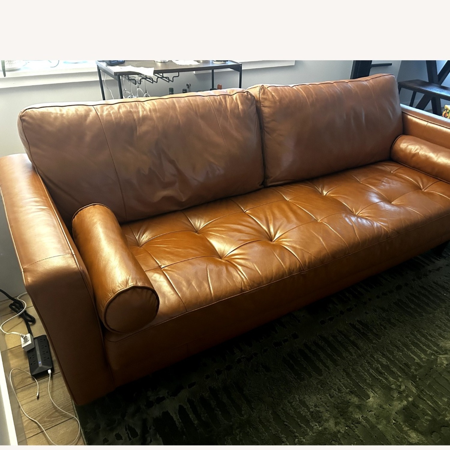 Mercury Row Apgar 88.5'' Leather Sofa - image-4