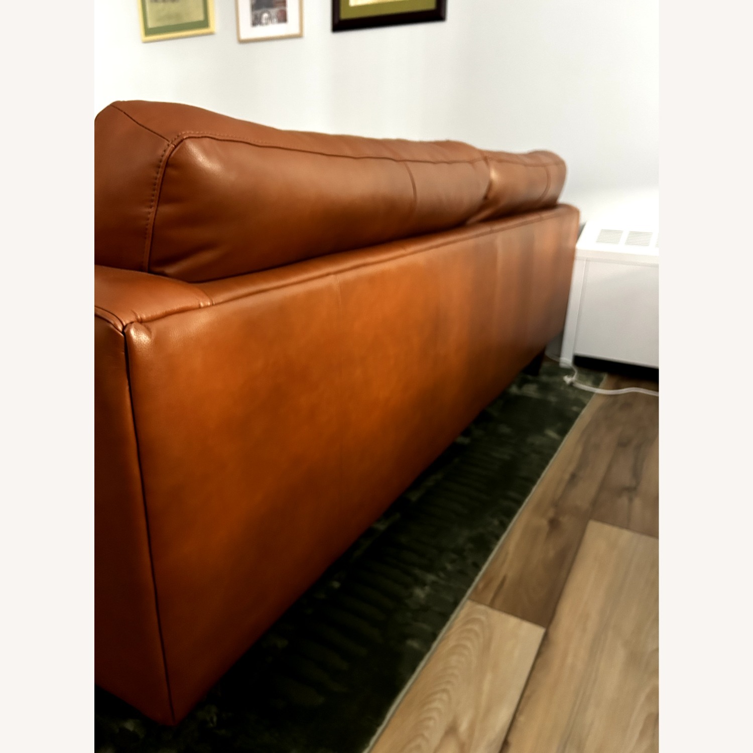 Mercury Row Apgar 88.5'' Leather Sofa - image-1