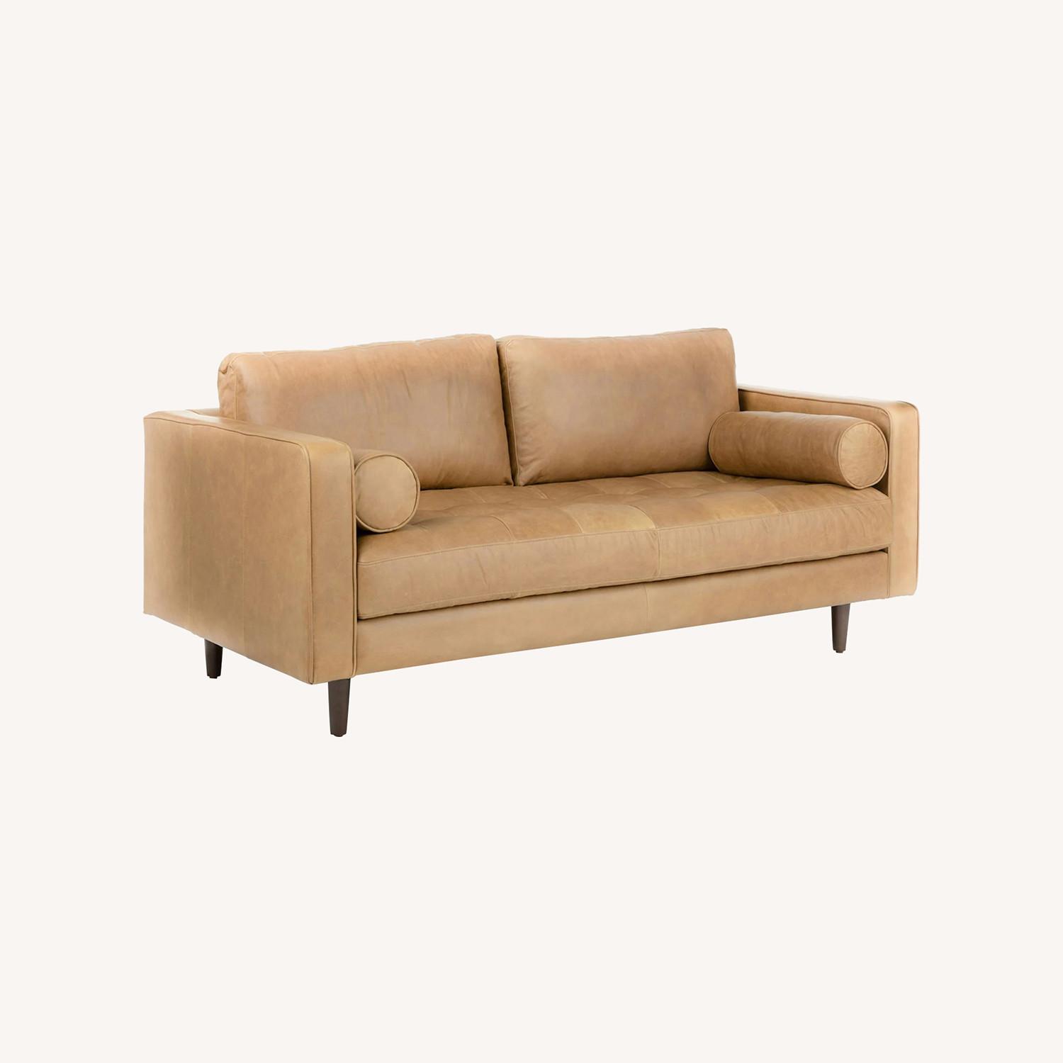 Article Seven Leather Sofa - image-0