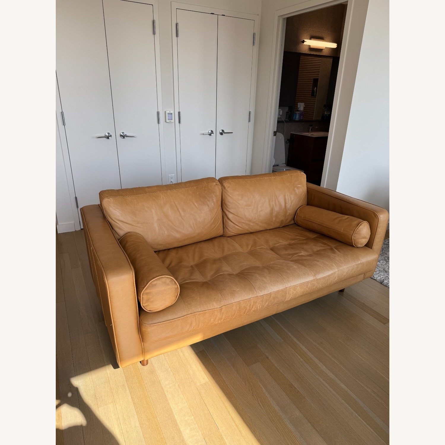 Article Seven Leather Sofa - image-1